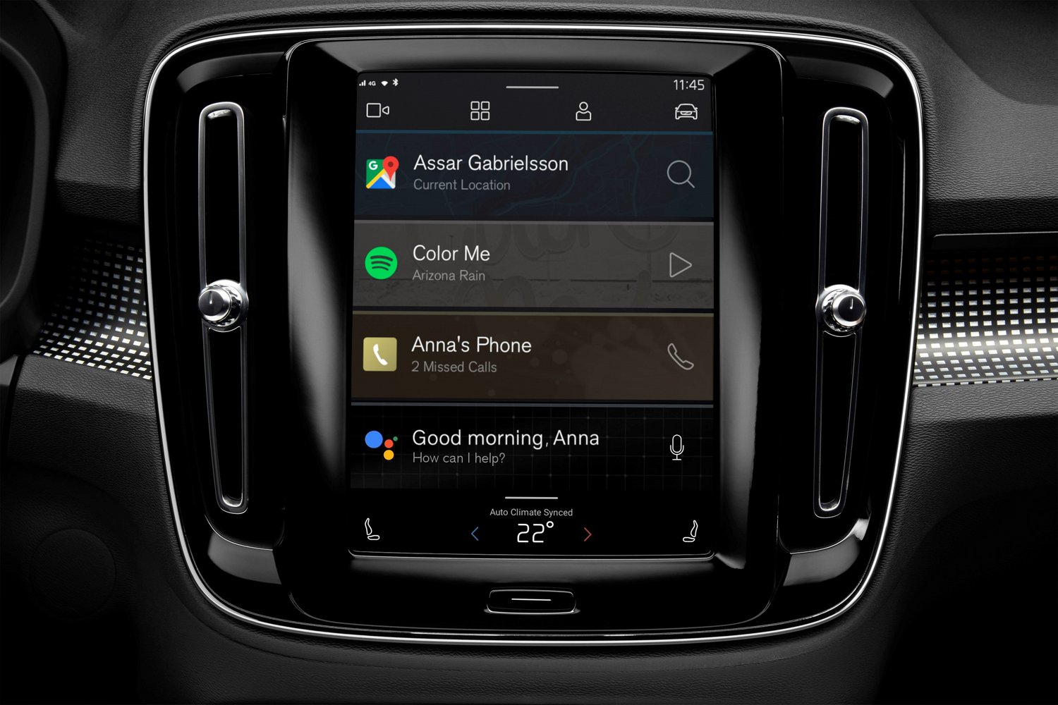 Fully electric Volvo XC40 introduces brand new infotainment system | Vezess | Vezess