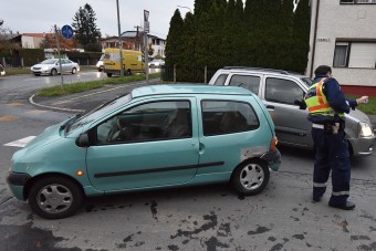 Ölelés lett a közúti baleset vége Szombathelyen