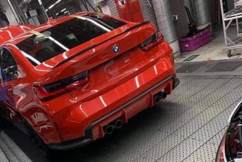 Gyártósoron villant meg az új M3-as BMW