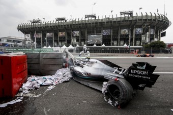 F1: Bottas bukása után idei legrosszabb időmérőjét zárta a Mercedes