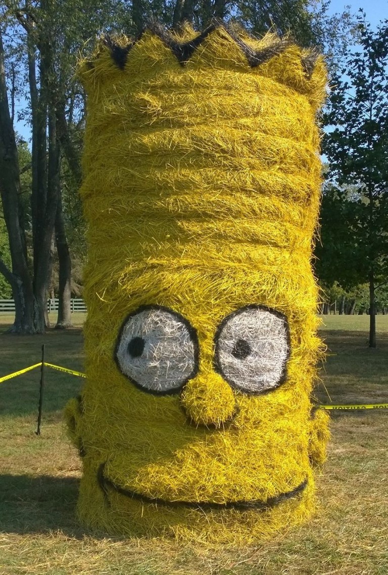 A kipingált faluszéli szalmabálák műfajában ez a csúcs 8