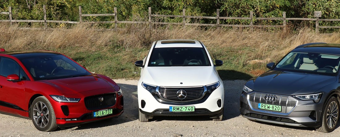Audi, Jaguar, Mercedes: kié a legjobb villanyautó?