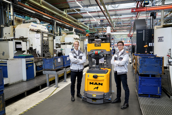 Automata targoncák segítik az MAN alkatrészellátását (x)