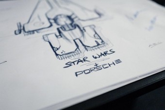 Star Wars-csillaghajót rajzolt a Porsche
