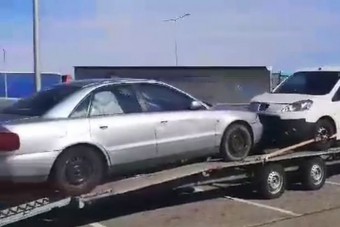 Nem kispályázott a bolgár tréleres, két és fél tonnával pakolta túl a szerelvényt