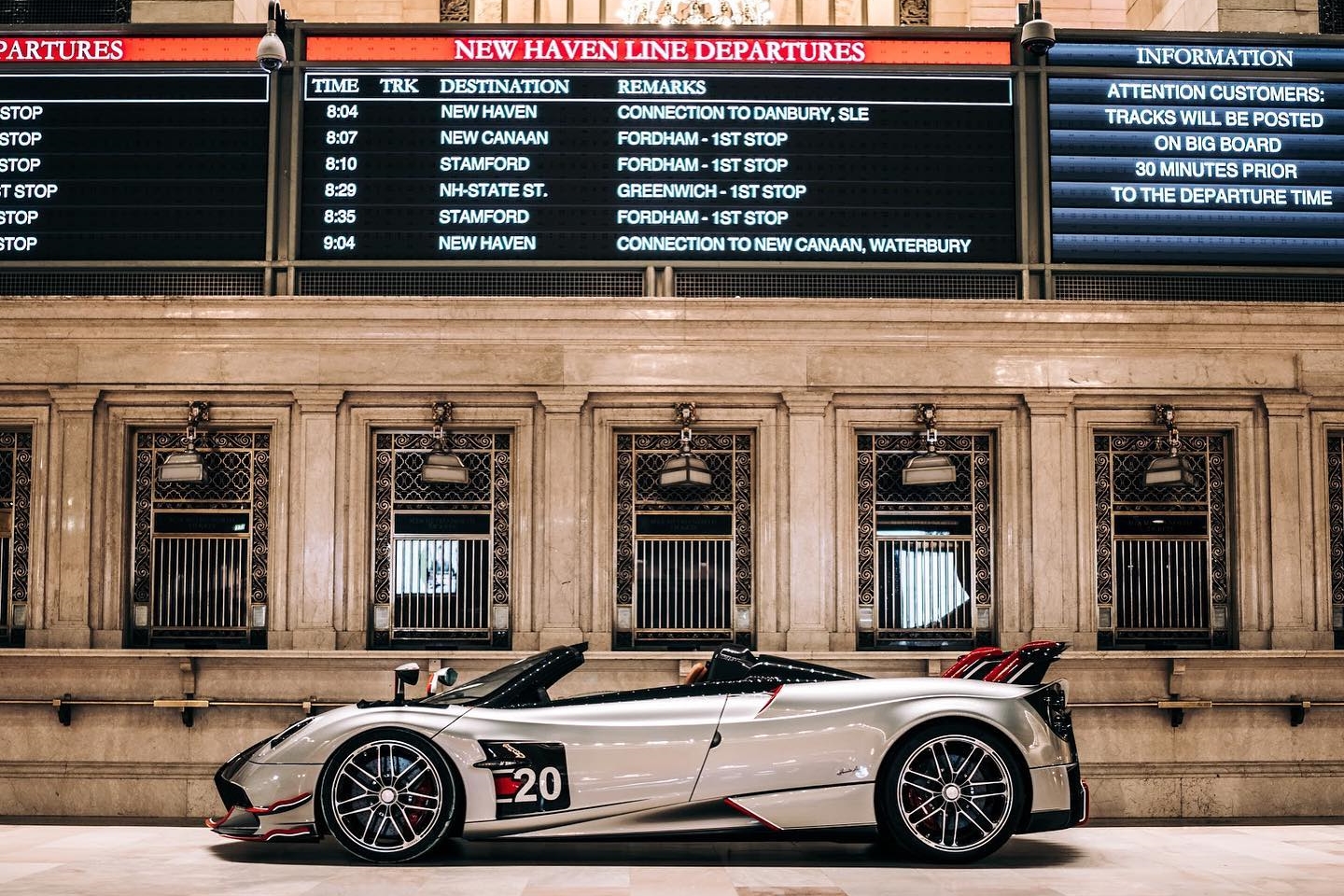 New York-i pályaudvaron ünnepli szülinapját a Pagani 8