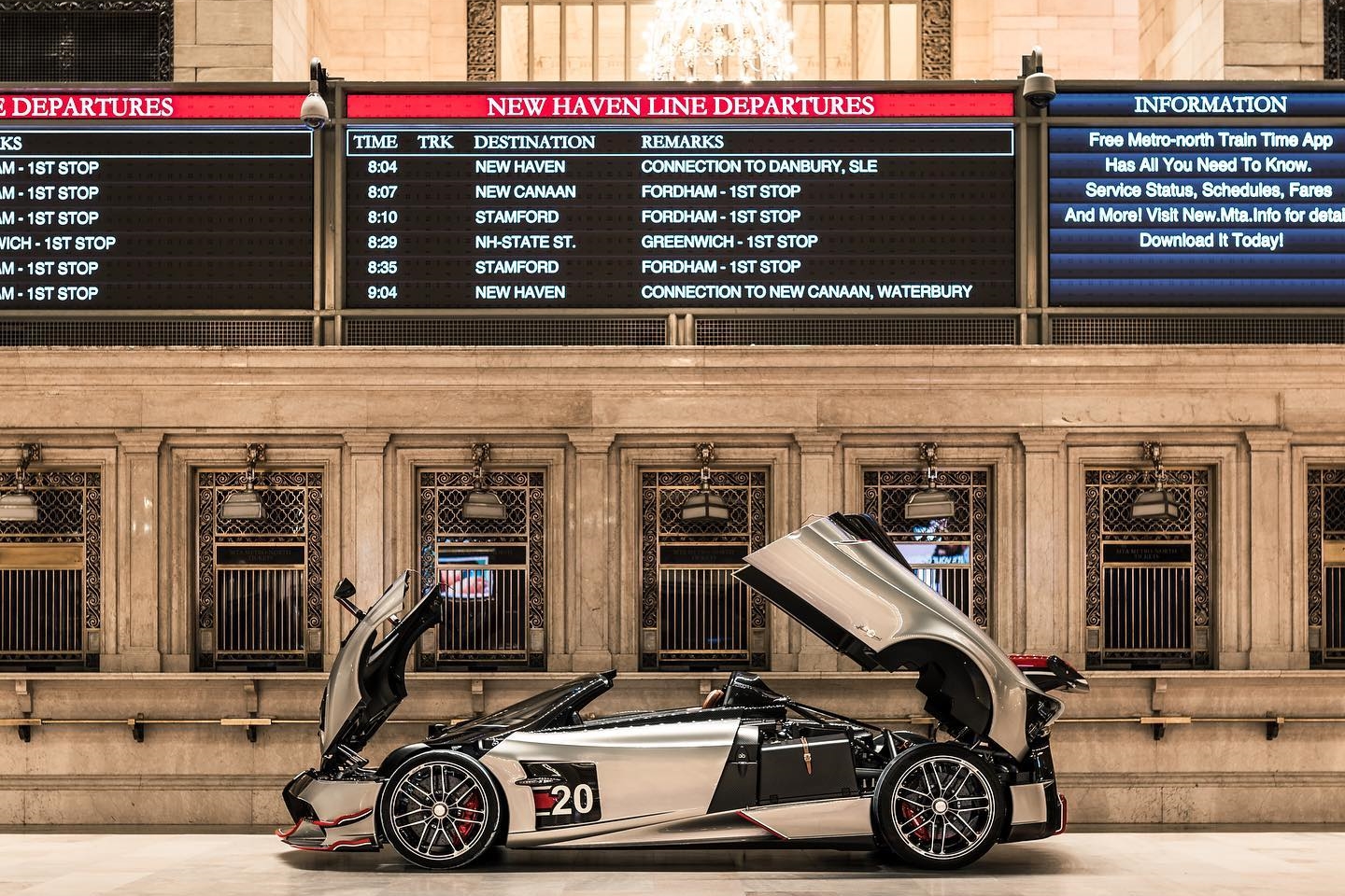 New York-i pályaudvaron ünnepli szülinapját a Pagani 10