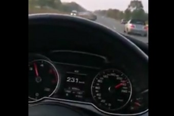 Több szempontból is őrült videó készült a német autópályán