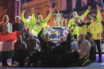 Váratlan hazai siker a magyar rali-Eb-futamon