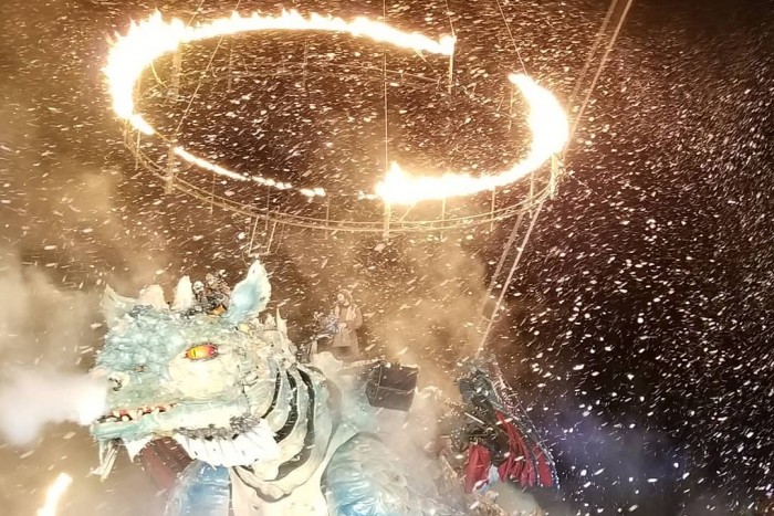 Ilyen látványos sárkány még a Trónok harcában sem volt