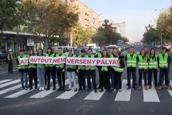 Példátlan közlekedésbiztonsági akciót tartottak Budapesten