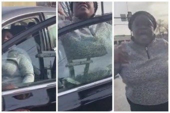 Utasára támadt egy női taxisofőr