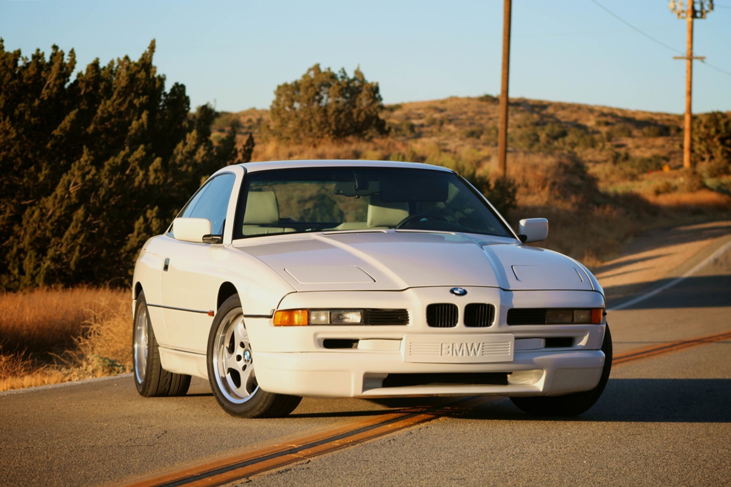 Olyan fehér ez a BMW 850 CSi, mint a friss hó 14