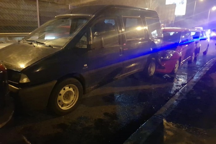 Tömegkarambol az M7-es kivezető szakaszán 5 | Vezess Tömegkarambol az M7-es kivezető szakaszán 5