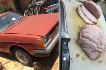 Ausztráliában olyan meleg van, hogy az autóban lehet húst sütni