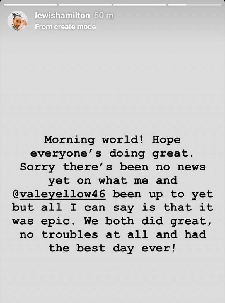 F1: Hamilton összetörte Rossi motorját? 1