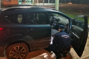 Fél óra alatt találták meg a lopott autót a magyar rendőrök