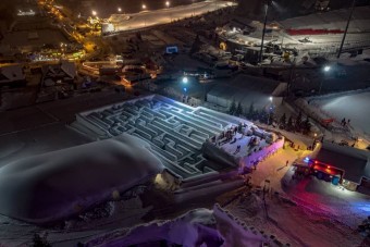 Mesébe illően néz ki a világ legnagyobb hóútvesztője