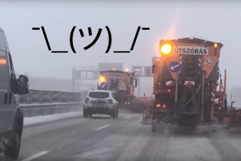 3 centi hó és gyakorlatilag megbénult a fél ország, mutatjuk, mi a helyzet