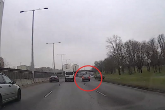 Amit az M3 bevezetőn művelt az autós, azt nem lehet kimagyarázni