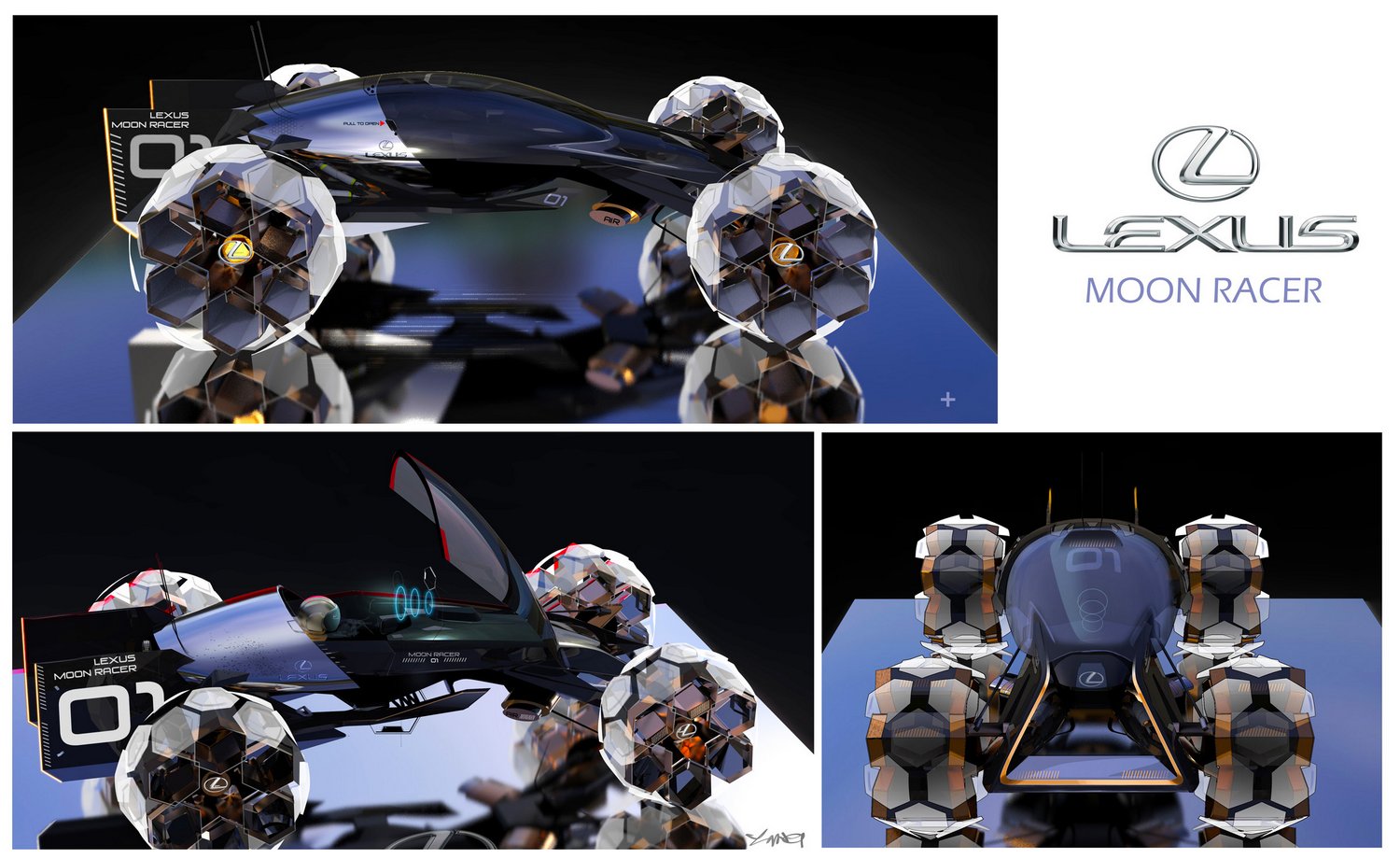 Űrjárműveket tervezett a Lexus 12