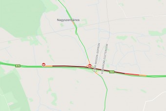 Tömegkarambol az M1-esen
