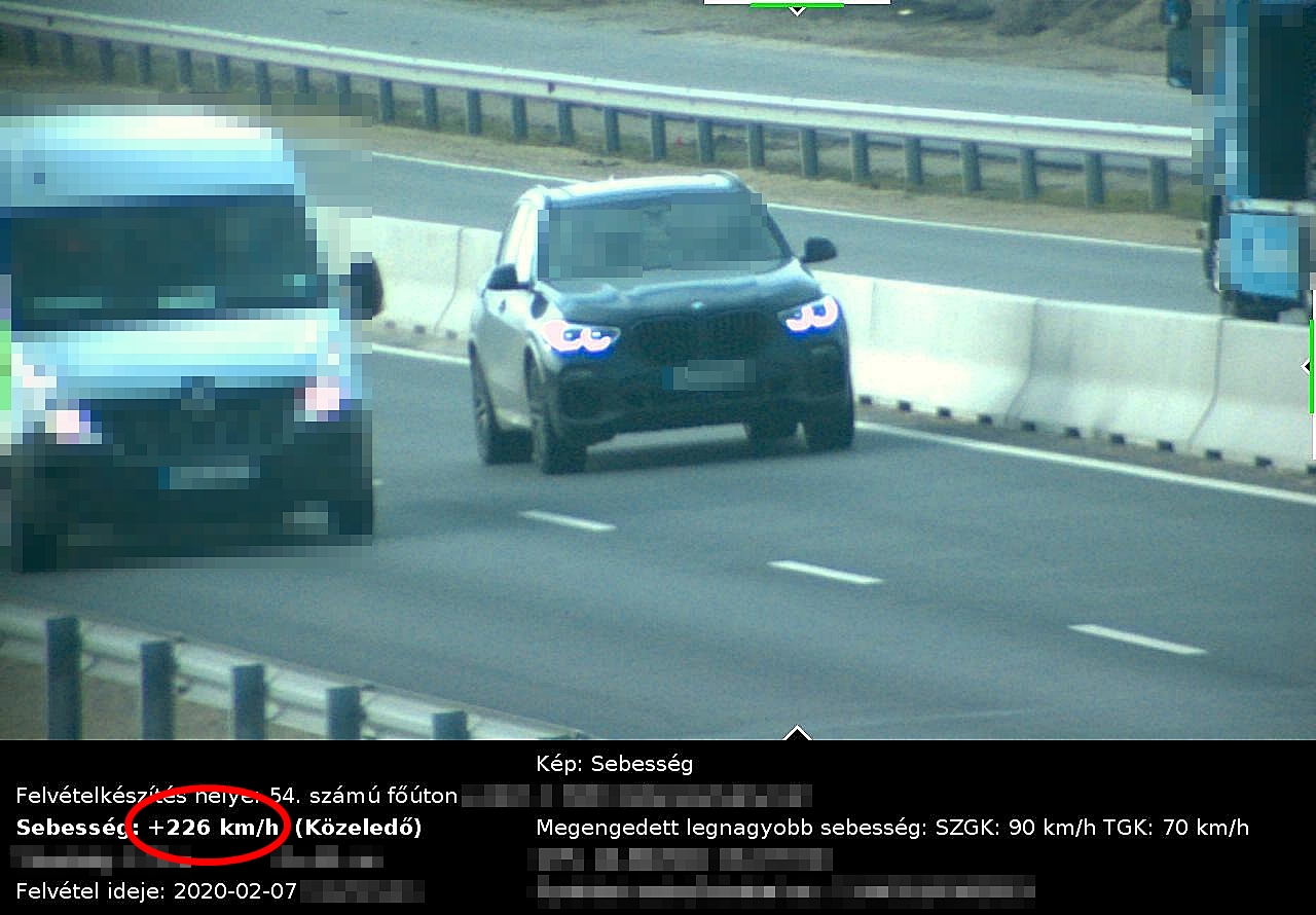 226-tal tépett a magyar BMW-s 90-es táblánál 1