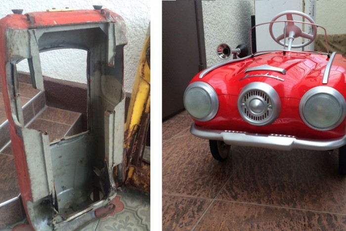 Csodát tesz a pedálos autókkal egy orosz férfi