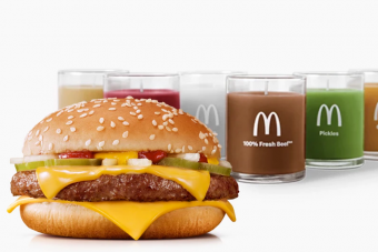 Romantikus vacsorákhoz végre itt a hamburger szagú gyertya