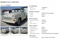 1450 km-rel szinte főnyeremény ez a Trabant 11