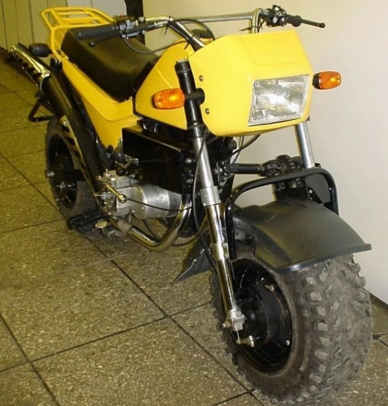 Ritka őrült ötlet ez az összkerékhajtású motorkerékpár 2