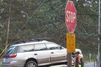 Ezen a baleseten még a rendőrök is meglepődtek