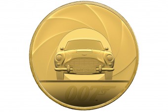 James Bond autója díszíti a 7 kilós arany 
