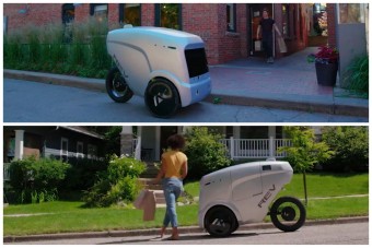 Robotbringán érkezik a csomag