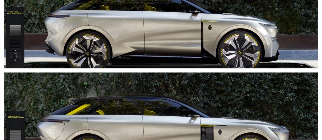 Széthúzható villanyautót épített a Renault