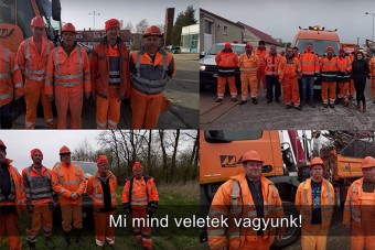 Veletek vagyunk! - szívmelengető üzenetet küldött a Magyar Közút