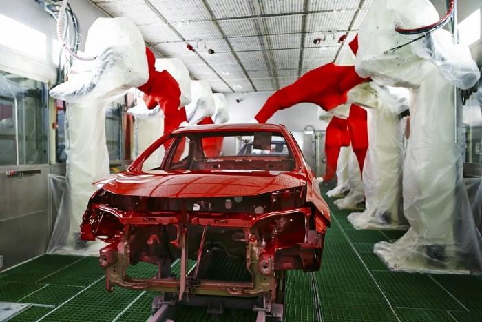 Árammal festik az autókat