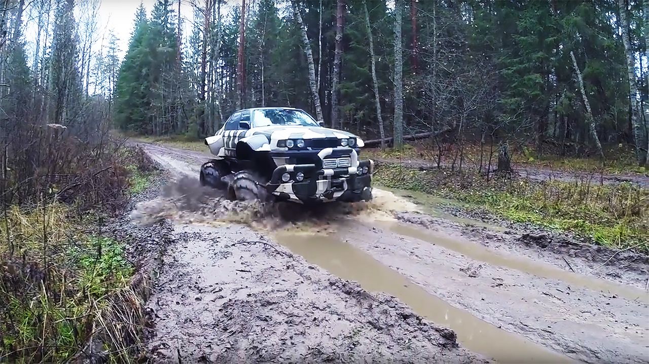 Minden akadályt legyűr az oroszok extrém BMW-je 11