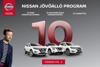 10 éves garanciacsomag jár az új a Nissan crossoverekhez (x)