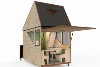 Ehhez a kempingházhoz autót adnak ajándékba