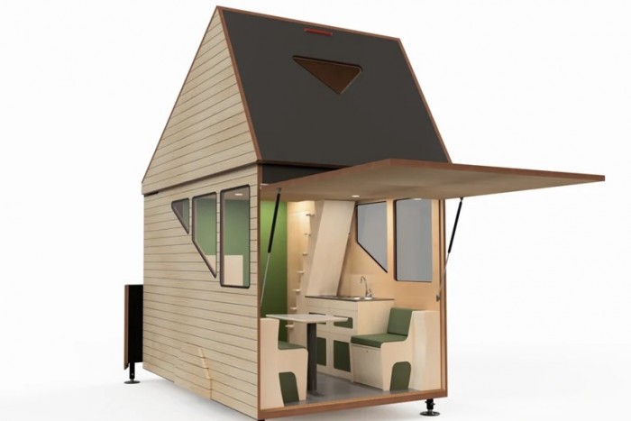 Ehhez a kempingházhoz autót adnak ajándékba