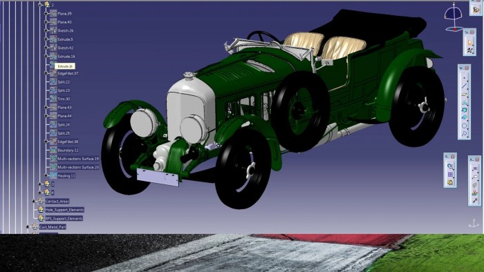 Modern technológiával alkotják újra a legendás Bentley-t 1