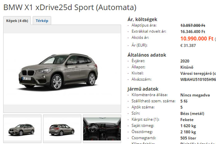 Vadonatúj BMW 6 millió forintos kedvezménnyel, jöhet? 2