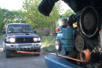 Egy főtengelyre tekert spaniferrel is indítható a Tatra V8-as motorja