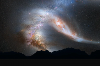 Szomszédaikat felfalva híznak meg a galaxisok