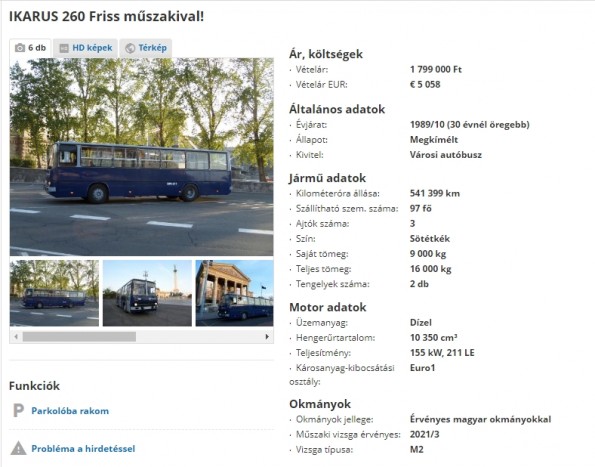 Szeretnél egy BKV-s Ikarust? Itt a lehetőség! 1 | Vezess Szeretnél egy BKV-s Ikarust? Itt a lehetőség! 1