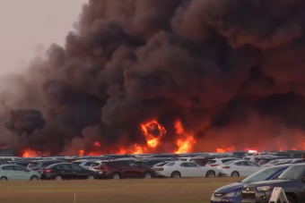 3500 autó égett porrá Floridában