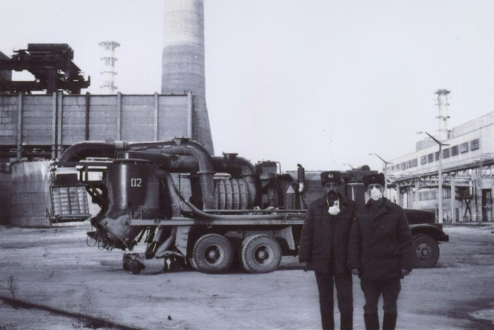 Ez a teherautónyi porszívó takarította a radioaktív port Csernobil utcáin 2