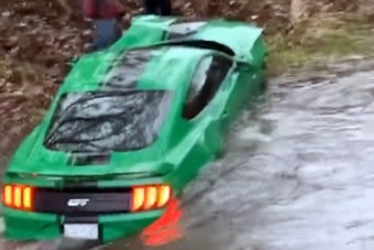 3 napos Mustangot dobott a patakba