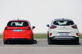 ford puma dimensions compared to fiesta